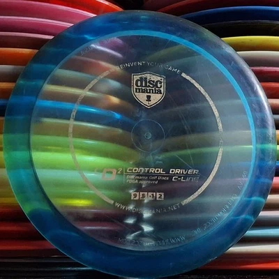 Discmania C Line CD2 Innova Made 174 Blue Grippy Slight Dome Mildly Gummy - Image 1 of 3