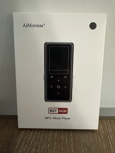 AiMoonsa 64GB MP3 Player with Bluetooth - Music Player, HD Speaker, HiFi Sound - Picture 1 of 12