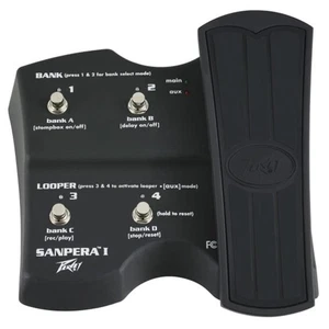 Peavey Sanpera I Multi-Function Foot Controller – Expression Pedal + 4 Switches - Picture 1 of 8