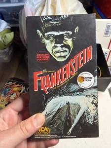 Frankenstein (VHS, 1987) MCA Home Video Tombstone Pizza Horror not for resale - Picture 1 of 4