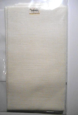 Zweigart Belfast Cross Stitch Fabric 100% Linen 32 Ct. Natural White 15x15" - Image 1 of 4