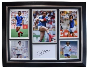 Michel Platini Signed Autograph framed 16x12 photo display France Football COA - Picture 1 of 6