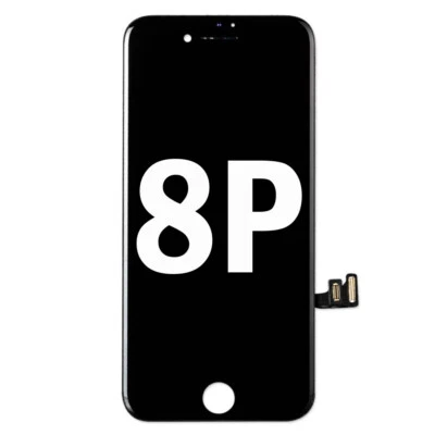 For iPhone 8 Plus Black Complete Lcd Digitizer Touch Screen Replacement Assembly - Image 1 of 4