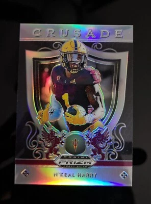 2019 Prizm Draft Picks Crusade silver prizm 💥 N'Keal Harry Rookie Card #8 RC SP - Image 1 of 2