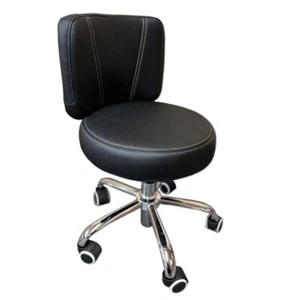 NEW Pedicure Stool 2024 for Salon Spa Chair Nail Short Adjustable Height BLACK - Picture 1 of 6