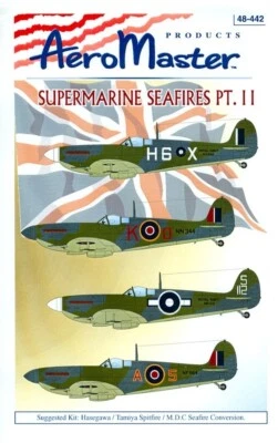 AEROMASTER 48-442 - SUPERMARINE SEAFIRE Pt. II - 1/48 DECALS - Immagine 1 di 3