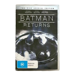 Batman Returns (1992) DVD R4 2 discos edición especial acción superhéroe película - Imagen 1 de 4
