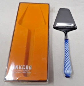 Prinz Seibel INKERA Germany Stainless Cheese Slicer w/Swirl Glass Handle 8 1/2" - Picture 1 of 7