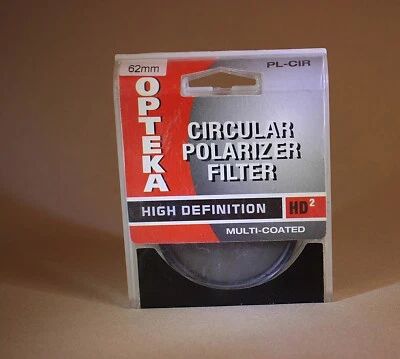 Opteka Digital Multi Coated Circular Polarizer (CPL) 62mm Filter - Image 1 of 4