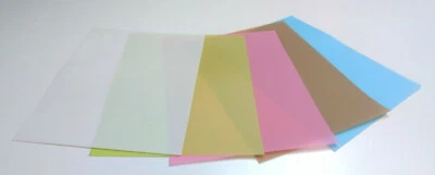 Cinco hojas, grano variedad 9-0,3 μm grano, película lapeante 3M, pluma estilográfica, mylar - Imagen 1 de 2