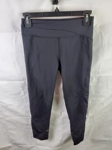 Ivviva By Lululemon Leggings Girls 12 Black Cropped Athletic Training Active Gym - Picture 1 of 8