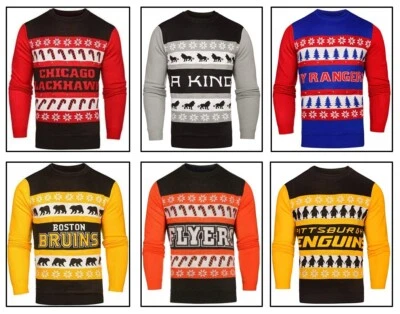 Suéter de Navidad NHL One Too Many Light Up Foto 1 de 4