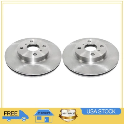 Se adapta a Toyota Echo 2001 2002 2003 2004 2005 2 piezas rotor de freno de disco delantero DuraGo Foto 1 de 3