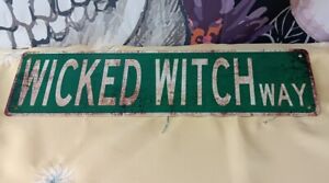Wicked Witch Metal Sign 16x4 Inches NWT