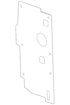 Original GM 2010-2016 Cadillac SRX Base Pasajero Radiador Lado Sello de Aire 20968483 Foto 1 de 3