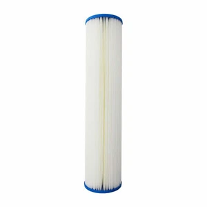 20"x4.5" 50/20/5 Micron for Big Blue Sediment Pleated Water Filter Washable - Picture 1 of 4