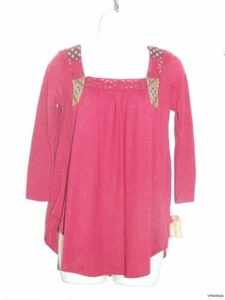 NEW Mudd Maroon 3/4 Sleeve Top XS - Picture 1 of 5