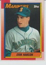 ERIK HANSON ~ Near Mint ~ MARINERS Baseball Card #118 ~ Topps 1990 ~ DISCOUNTS