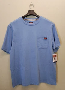 Wrangler Workwear Men's Short Sleeve Pocket T-Shirt Color: Light Blue Size XL - Picture 1 of 9