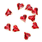 12 X 13mm Clothing Accessories Glass Stone Decoration Decorations For DIY