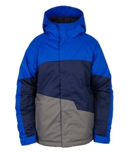 686 Boys Grid Snowboard Jacket (M) Cobalt Colorblock L6W504-CBLT - Picture 1 of 1