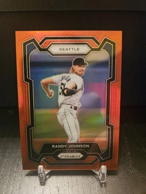 2024 Randy Johnson Prizm Red Prizm 076/299 #263 Seattle Mariners - Image 1 of 2