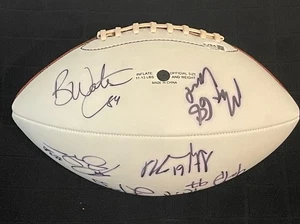 1994-mid 2000’s PATRIOTS TEAM SIGNED FOOTBALL - With 12 Signatures JSA COA - Picture 1 of 12