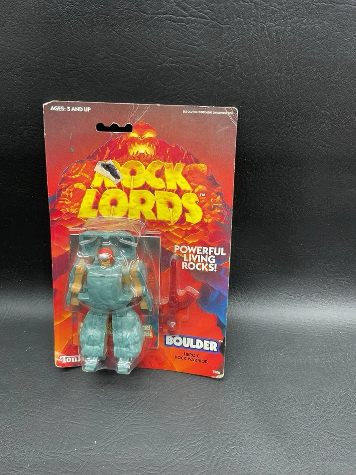1986 TONKA ROCK LORDS BOULDER FIGURE NEW ON CARD - Image 1 of 4
