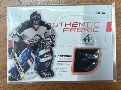 2001-02 Upper Deck SP Game Used Rookie Jersey MIKA NORONEN - Image 1 of 2
