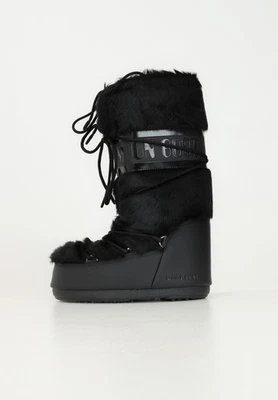 MOON BOOT Stivali e Anfibi Donna Nero Stivali da neve Stivali da neve ICON in ec - Imagen 1 de 4