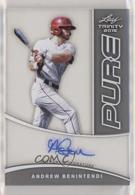 2015 Leaf Trinity Pure Auto Andrew Benintendi #P-AB2 Auto - Image 1 of 2