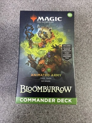 MTG Bloomburrow Commander Deck – Animated Army – Magic The Gathering Sealed - Image 1 of 4