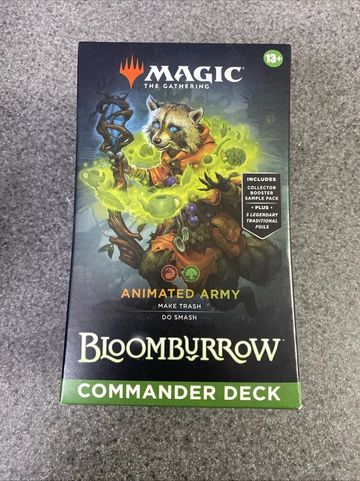 MTG Bloomburrow Commander Deck – Animated Army – Magic The Gathering Sealed - Image 1 of 4