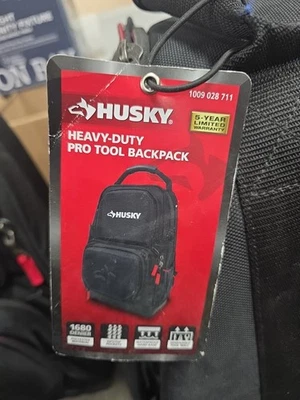Mochila para herramientas Husky Heavy Duty PRO 1680D reforzada con poliéster Ripstop - ¡NUEVA! Foto 1 de 2