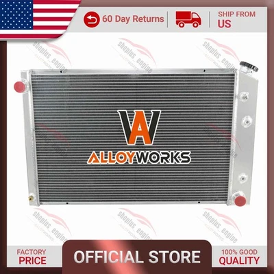 3~Core Aluminum Radiator fits 1973-1987 Chevy C10 C20 C30 K10 K20 Pickup Trucks Foto 1 de 4