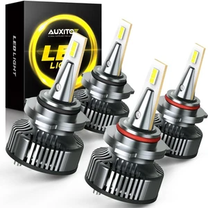 9005 9006 LED Headlights Kit Combo Bulbs 6500K High Low Beam Super Bright Y13 ED - Picture 1 of 15