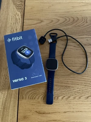 Fitbit Versa 3 Activity Tracker - Midnight/Soft Gold Aluminum - Image 1 of 3