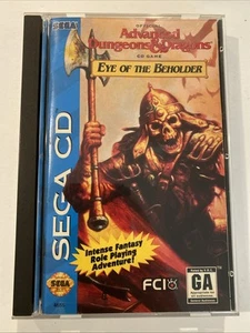 Eye of the Beholder Dungeons Dragons Sega CD Complete In Box CIB Great Shape - Picture 1 of 6