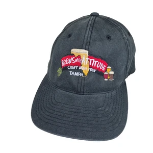 Brews With Attitude Craft Beer Fest Tampa Florida Baseball Cap Gray Hat - Picture 1 of 12