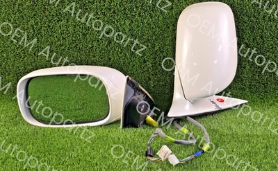 Пара оригинальных электрических боковых зеркал для дверей Lexus LS430 2001-2006 годов выпуска от оригинального производителя JDM б/у - Изображение 1 из 4