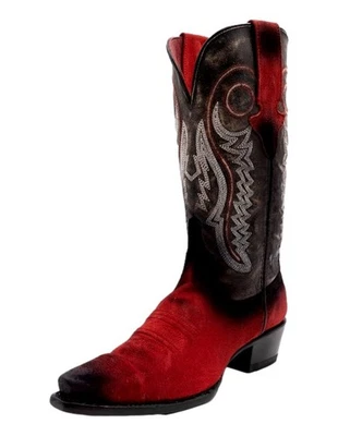 Botas vaqueras Ferrini para mujer Roughrider 13" punta corta rojas 84361-22 Foto 1 de 4