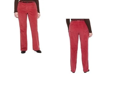 Women's Pants Liz Claiborne Corduroy Belted size 8 NEW - Image 1 of 2