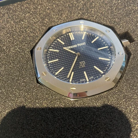 RareAudemars Piguet 50th royal oak offshore Table Clock Limited Edition Black Cover