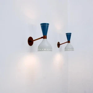 Juego de Dos Lámparas de Luz de Pared Italiana Estilo Moderno Lámparas de Pared Diabolo - Imagen 1 de 4
