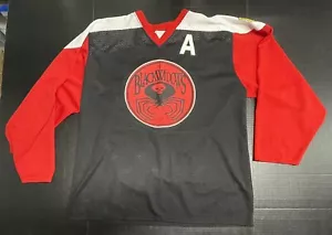 Vintage Black Widows Hockey Jersey #15 McDonough Quadra Sportswear XL. - Picture 1 of 15