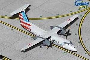 American Eagle Bombardier Dash 8-100 N808EX GeminiJets GJAAL1707 Scale 1:400 - Picture 1 of 1