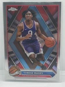 Tyrese Maxey 2023-24 Topps Chrome Basketball # 33 - Picture 1 of 2