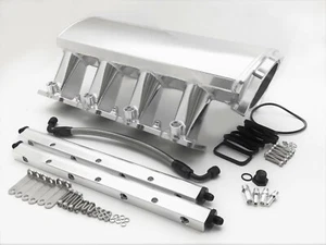 Colector de admisión LS7 fabricado aluminio 102 mm inyección de combustible EFI con rieles de combustible - Imagen 1 de 4