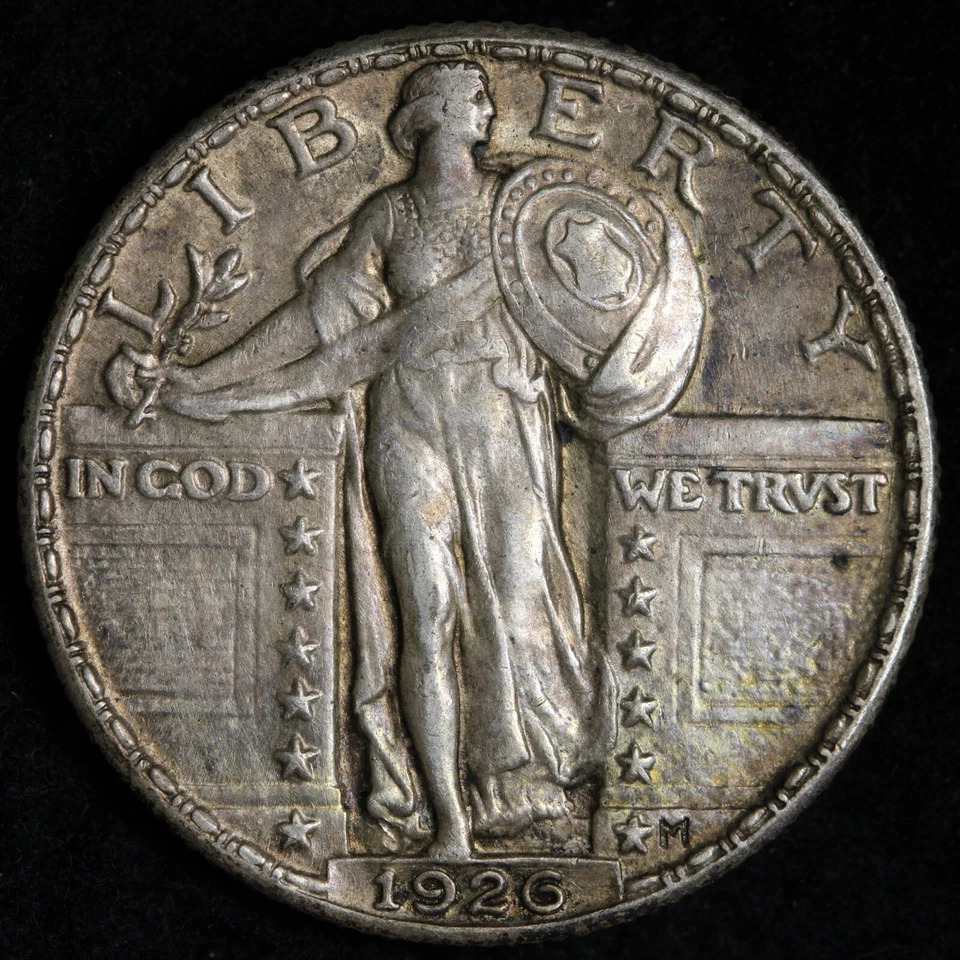 1926 Standing Liberty Silver Quarter BU *UNCIRCULATED* MS E266 ZCCA - Image 1 of 2