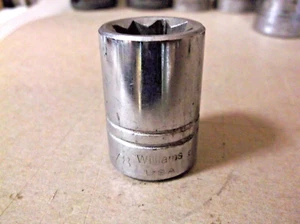 Williams 1/2 Drive Shallow Socket 8-point 5/8 #ST-820 Made in USA - Picture 1 of 2